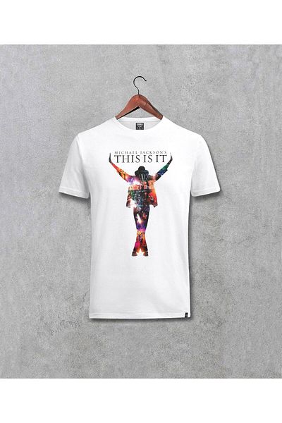 Pisa Art Τυπωμένο μπλουζάκι Unisex με σχέδιο Michael Jackson This Is It