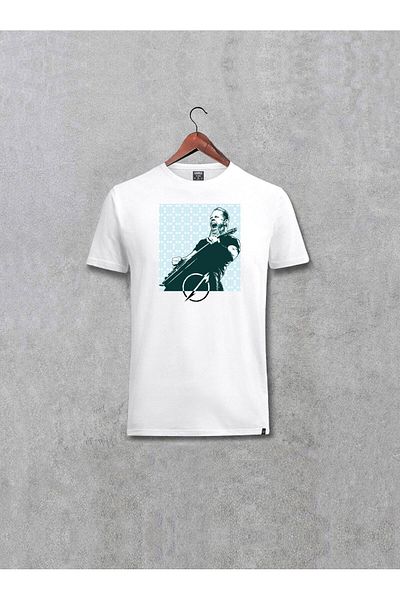 Pisa Art Унисекс тениска с щампа на Джеймс Хетфийлд и Metallica