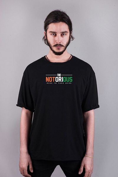 Pisa Art Κόνορ ΜακΓκρέγκορ The Notorious Σχεδίαση Εκτυπωμένη Oversize Unisex T-shirt