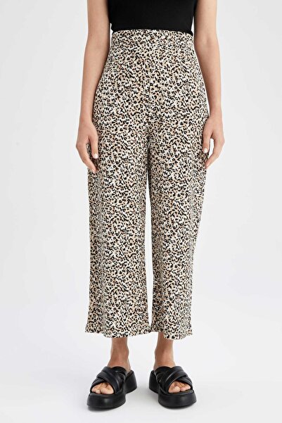 DeFacto Vzorované nohavice Capri