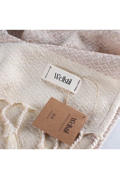 Wellstil Artemis 2-пакет бежевих рушників для ванної кімнати та кухні - 40x100 см