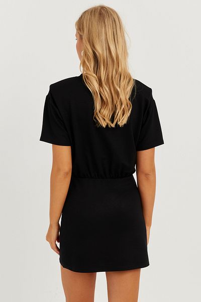 Cool & Sexy Rochie mini cu captuseală neagră pentru femei GÇ157