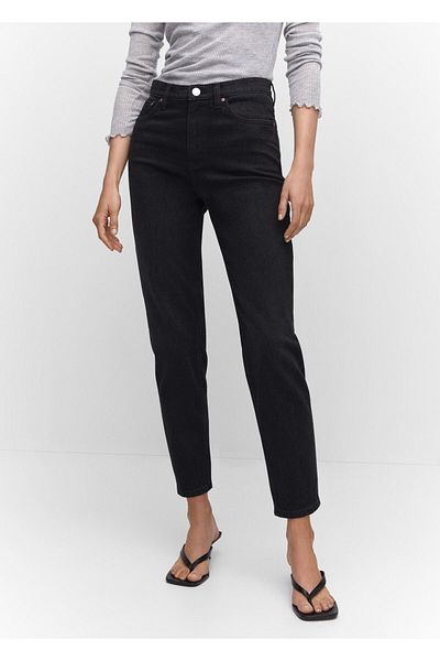 MANGO Woman Mom Comfort High Waist Jeans