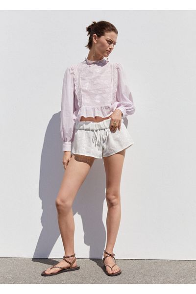 MANGO Woman Παστέλ Ροζ Γυναικείο Μπουστάκι 47009205