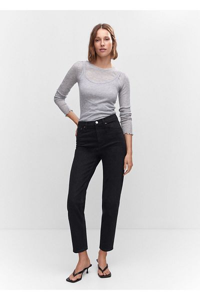 MANGO Woman Mom Comfort High Waist Jeans