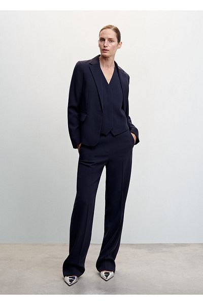MANGO Woman Jachetă de damă bleumarin47005717