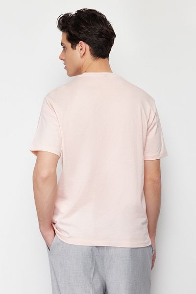 Trendyol Collection Szövegnyomott túlméretezett pamut póló - rövid ujjú TMNSS20TS1099