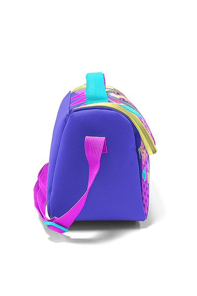 Coral High Cutie termică pentru prânz cu model pentru fete, turcoaz lavandă - cu căști, 11871
