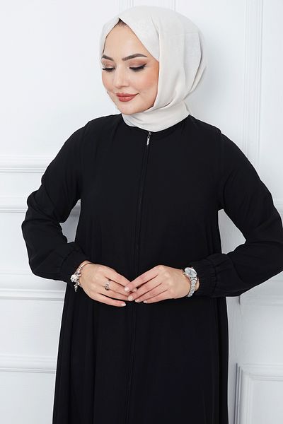 InStyle Medina Silk Mevlana Ferace - Negru