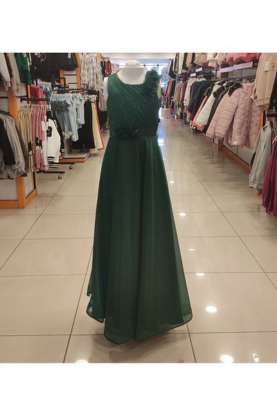 Yonca Çocuk Βραδινό φόρεμα Onbuco Kids 1534 Cross Shoulder Flower Girl