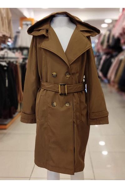 Yonca Çocuk Pulcino Kids 22721 Тренчкот за момиче