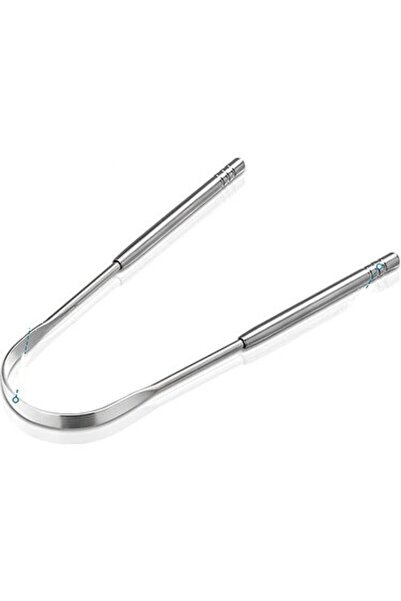 Ms. Iron Hijyenik ;Paslanmaz Metal Dil Fırçası Pratik Metal Dil Temizleme Çubuğu