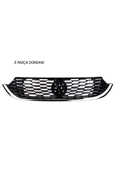 ESER FİAT EGEA Uyumlu ÖN PANJUR IZGARASI NİKELAJLI ALT KROM ÇITALI TAKIM