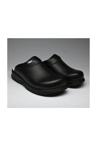 20tasarımterlik Classic Model Black Color Orthopedic Sabo Slippers Model Doctor Slippers Nurse Slippers
