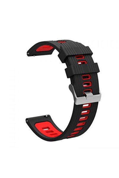 Teleplus Amazfit Retro Neo Kordon Spor Tarz Silikon Krd55 20mm Bordo