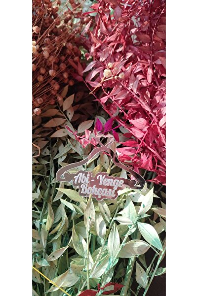 hoby shop Pleksi Abi-Yenge Bohçası Yazısı Gold(1 Adet)