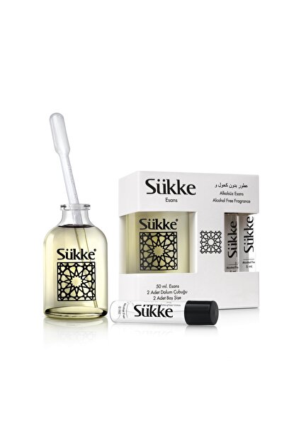 SÜKKE Sükke Burberr Erkek Alkolsüz Parfüm Esansı 5ml. Çelik Bilyeli Kalıcı Ro...