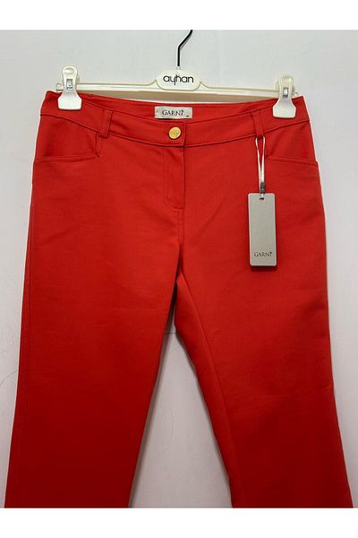 GARNİ Top Pocket Carrot Leg Cotton Trousers