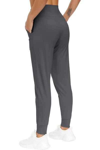 GENIUS STORE Women's High Waist Yoga Running Workout Joggers Lightweight Sweatpants JOGER-SWEATINGS