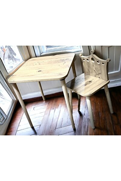 varje think outside the box Çam Kraliçe Çocuk Masa Sandalye Takımı Aktivite M...