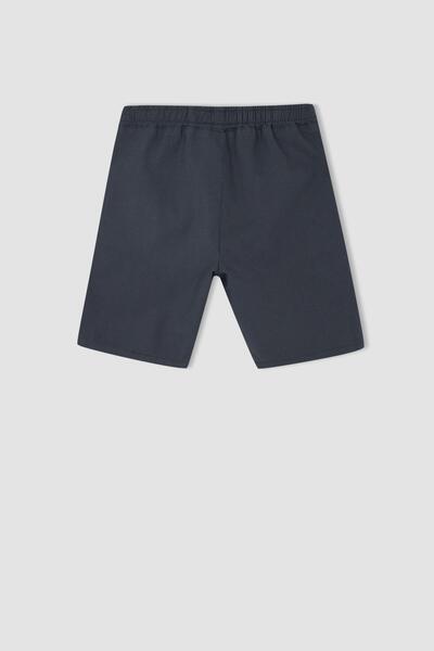 DeFacto Erkek Çocuk Keten Görünümlü Şort