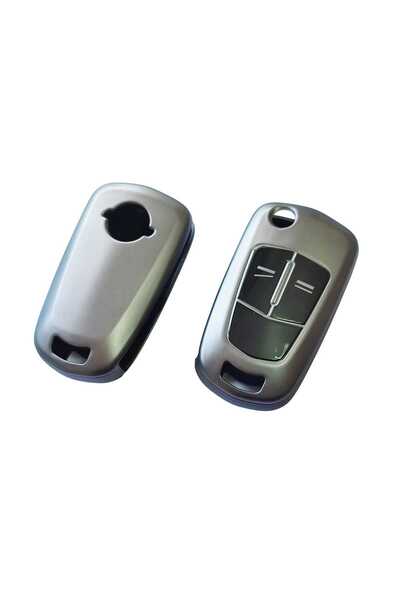 AYCANSTORE Husă Tpu Opel Switchblade pentru telecomandă (gri antracit metalic)