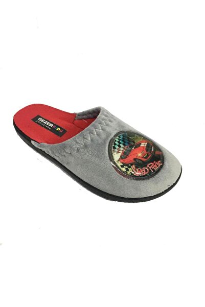 GEZER 14757 Termal Kumaş Erkek Çocuk Ev Terlik 30-35