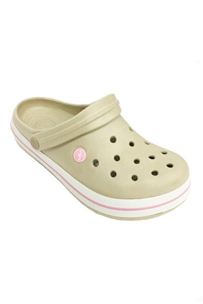 AKINAL Akınal E195-24 Medical Sabo Γυναικείες Παντόφλες Μπεζ Λευκό Ροζ