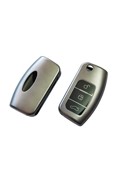 AYCANSTORE Husă TPU pentru telecomandă Ford Switchblade (gri antracit metalic)