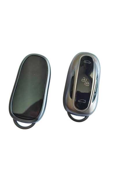 AYCANSTORE Husă Tpu Tesla pentru telecomandă (gri antracit metalic)