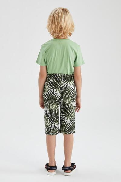 DeFacto Erkek Çocuk Desenli Bermuda Şort Y6500a622hs