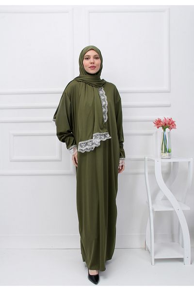 Kutay Collection Women's Prayer Dress with Headscarf