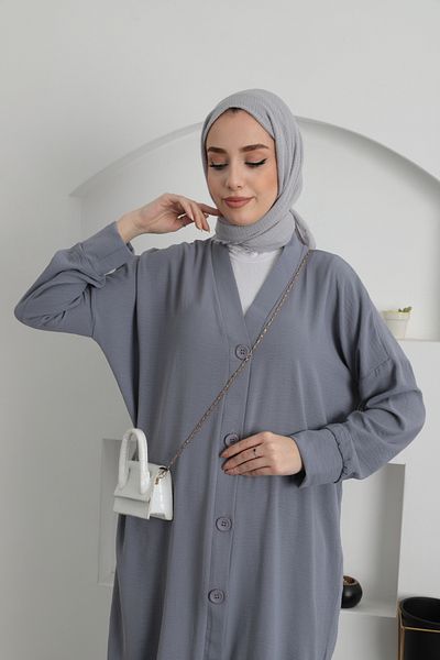 Aranlı tekstil Buttoned Summer Standard Cup/Tunika