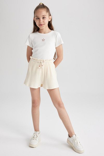 DeFacto Girl's Coool Rib Shorts Y9165a622hs