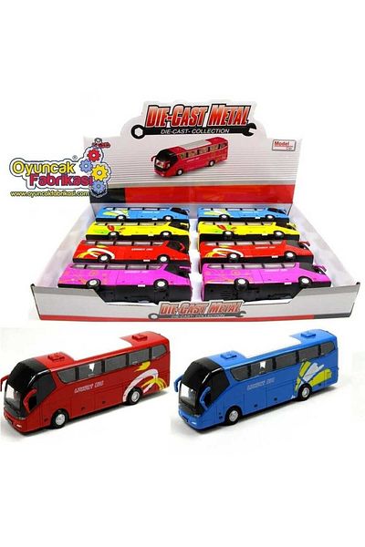 Shem Metal Pull Drop Bus with Sound and Light 20 cm