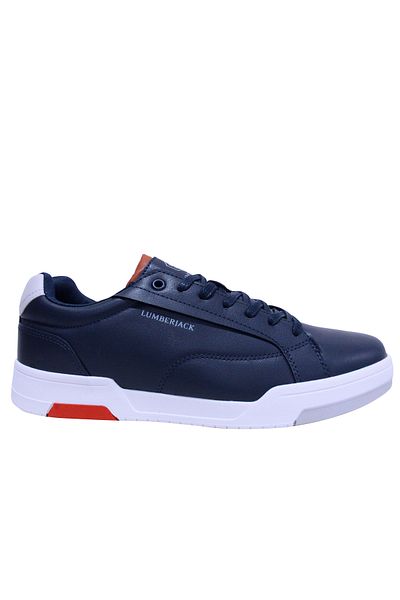 lumberjack Navy Blue Brown White Lace-up Sneakers Sports Shoes
