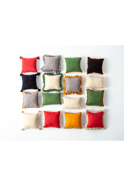 SWITA ΜΠΕΖ ΧΡΩΜΑ ΜΕ ΚΡΟΣΙΑ ΜΟΝΟΧΡΩΜΑ 43Χ43 ΜΑΞΙΛΑΡΟΘΗΚΗ