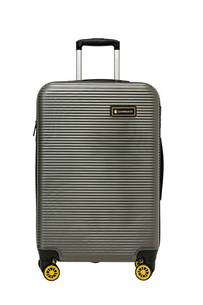 lumberjack BARSELONA -O ABS 4FX Haki Unisex Orta Boy Valiz