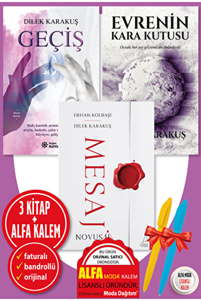 Destek Yayınları Dilek Karakuş 3 KİTAP SET GRUBU - Geçiş + Evrenin Kara Kutus...