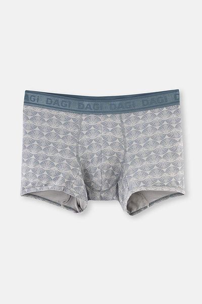 Dagi Graue Boxershorts aus Micromodal mit Muster Modell 4210