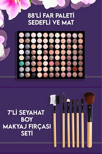 MUJGAN Mega 32 Parça Makyaj Seti Buğday Ten