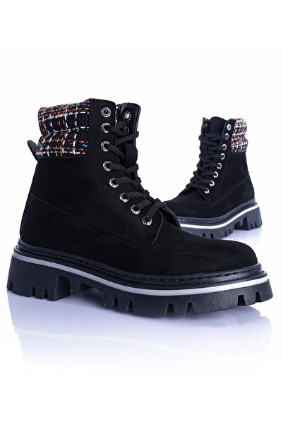 Getcho Desmod Жіночі чорні черевики на товстій підошві