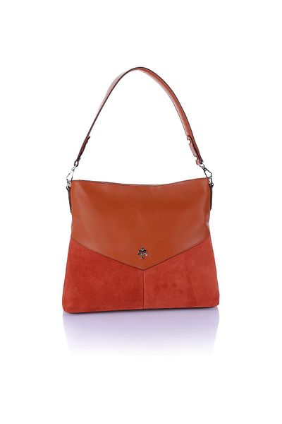 Getcho Hervey Women's Genuine Suede Shoulder Bag and Crossbody Bag with Adjustable Strap