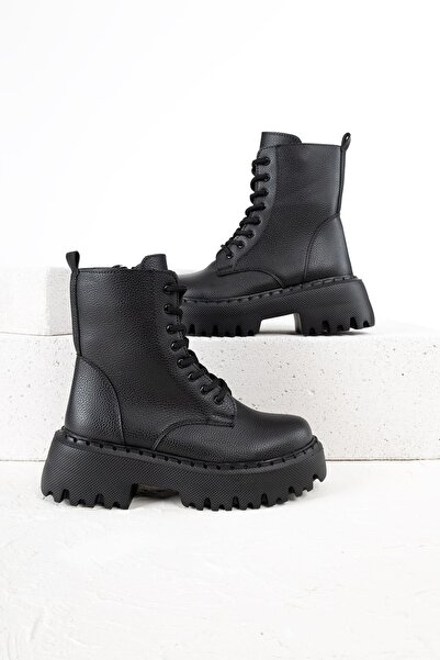 Getcho Жіночі матові чорні черевики на підборах