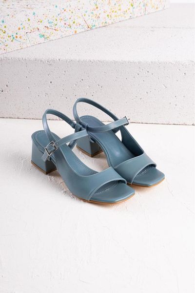 Getcho Pantofi cu toc Ratal Blue pentru femei