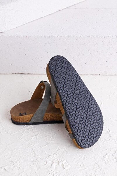 Getcho Benard Γυναικεία Πράσινα Καθημερινά Σανδάλια Διπλή Πόρπη Γνήσιο Suede Εμφάνιση Ταινία Ανατομική Σόλα Καλοκαιρινό Μοντέλο