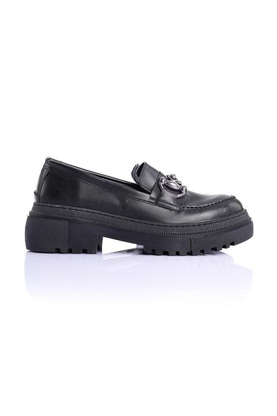 Getcho Pantofi de damă negri cu cataramă Lyova
