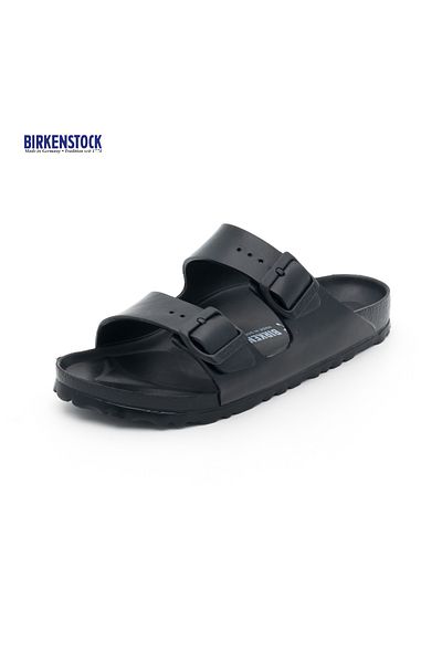 Birkenstock 129423 Arizona Birkenstock EVA Black Women's/Girls' Slippers