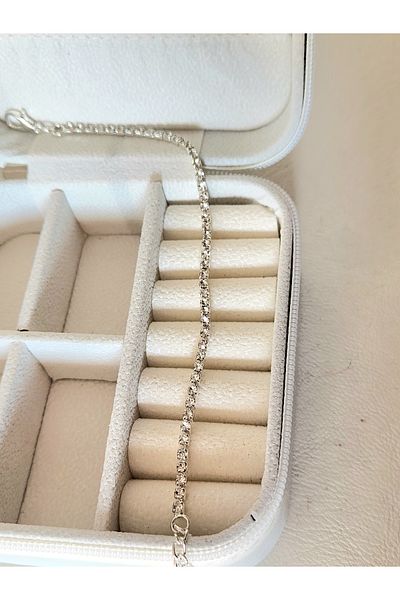 Eva Takı Waterway Silver Silver Colored Elegant Bracelet