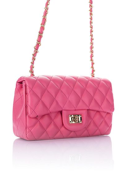 Getcho Yates Women's Quilted Chain Strap Crossbody Bag
